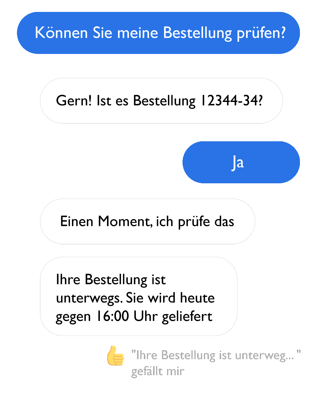 RCS Inbox für Zwei-Wege-RCS- und SMS-Kundengespräche